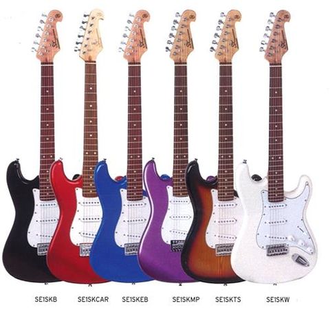 SX Purple Electric Guitar and Amp Pack