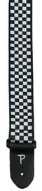 Perris 2in Blk/White Poly Checker Strap