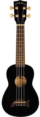 Makala SOPRANO Dolphin BLACK GLOSS Uke