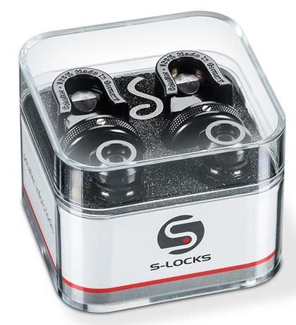 Schaller BlackChrome New Strap Locks