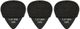 Fender 3 Pk 1.21 Mojo Grip Delrin Picks