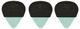 Fender 3 Pk .46 Mojo Grip Delrin Picks