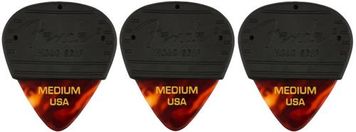 Fender 3 Pk Medium Mojo Grip White Tort