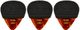 Fender Mojo Grip Thin Tortex Pick 3Pack
