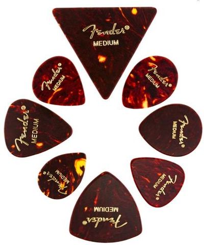 Fender All Shapes Celluloid Mixed Pack