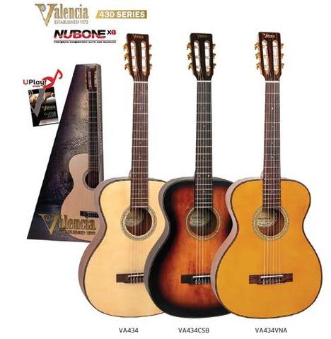 Valencia 434 Acoustic Guitar