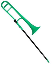 ZO Plastic SCREAMIN GREEN Trombone