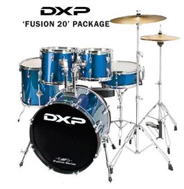 DXP 20in METALLIC BLUE Fusion Drum Kit