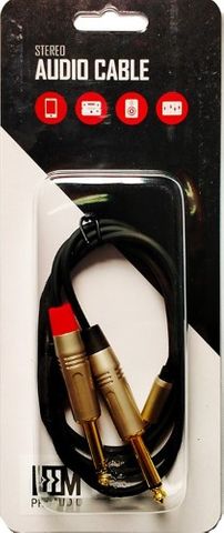 Leem 3m Cable 3.5mm to Dual 1/4