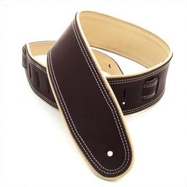 DSL 2.5in Saddle Brown Beige Lthr Strap