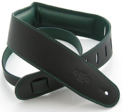 DSL 2.5in Padded Black and Green Strap