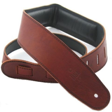 DSL 2.5in Padded Black and Maroon Strap