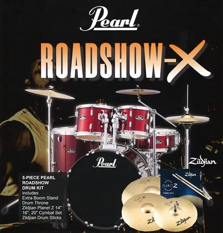 Pearl Roadshow X 22in RW 5pc Fusion Plus