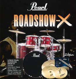 Pearl Roadshow X 22in RW 5pc Fusion Plus