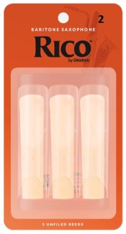 Rico 2 BARITONE SAX 3 Pack Reeds