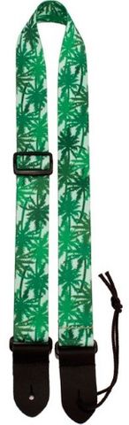 Perris 1.5in Green Palm Tree Uke Strap