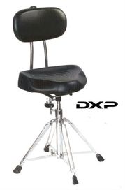 DXP 192 Drum Throne Saddle Seat w Back