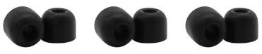 Shure Pack 6 Black Foam Sleeves In Ears