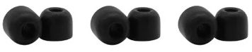 Shure Pack 6 Black Foam Sleeves In Ears