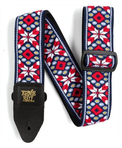 Ernie Ball Jacquard Taos Fire Red Strap