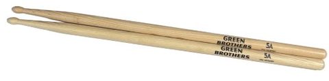 Nova 5A WT Green Brothers Drum Sticks