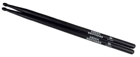 Nova 5A BLACK Green Brothers Drum Sticks