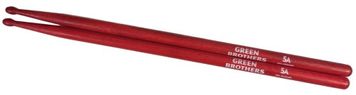 Nova 5A RED Green Brothers Drum Sticks