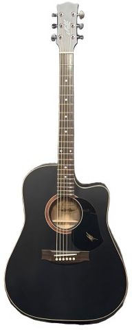 Maton SRS60CSBTP Blk P/S Ac/El Guitar