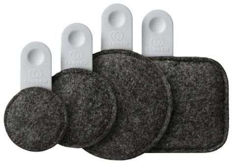 Tandem DROPS Set of 4 Fog Grey