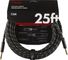 Fender Deluxe 25ft Black Tweed Cable