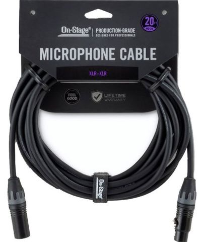 Onstage 20ft Pro Mic Cable XLR-XLR