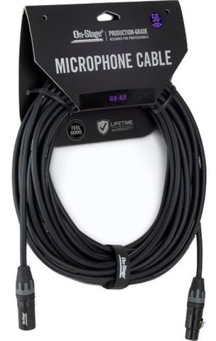 Onstage 50ft Pro Mic Cable XLR-XLR