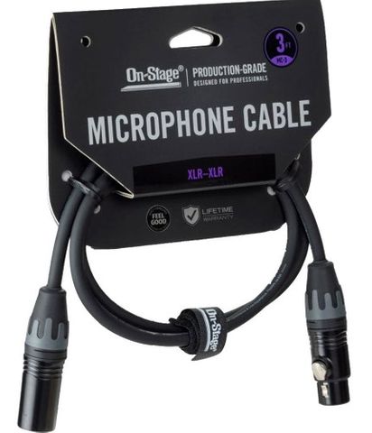 Onstage 3ft Pro Mic Cable XLR-XLR