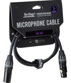 Onstage 3ft Pro Mic Cable XLR-XLR