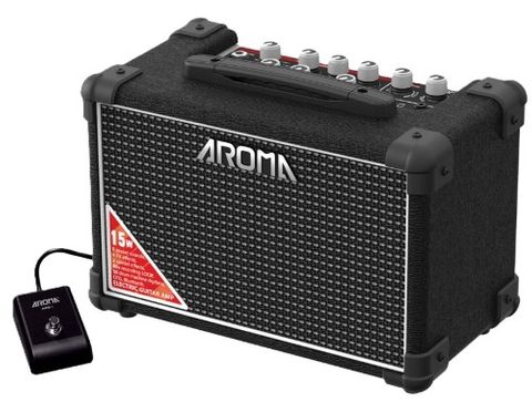 Aroma TM15S 15w Guitar Amp w Drum Mach