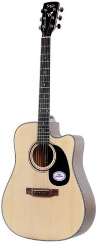 Saga SF800CENA Ac/El Guitar