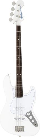 Fender MIJ Ltd White Hybrid II Jazz Bass