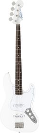 Fender MIJ Ltd White Hybrid II Jazz Bass