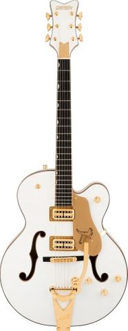 Gretsch White Synchro Falcon Guitar