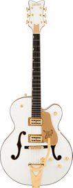 Gretsch White Synchro Falcon Guitar