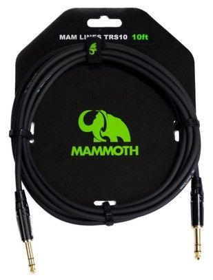 Mammoth 10ft TRS Jack to TRS Jack