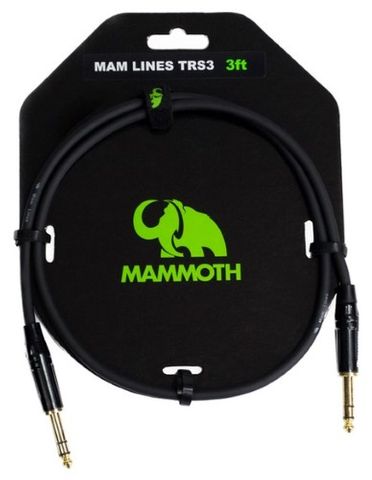 Mammoth 3ft TRS Jack to TRS Jack