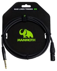 Mammoth TRS6MX 6ft TRS Jack to XLR (M)
