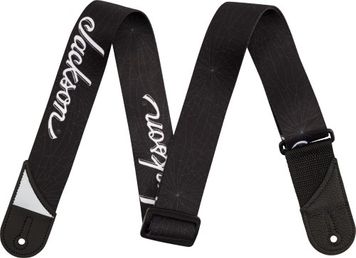 Jackson 2in Black Guitar Strap