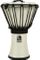 Toca 7in Metallic White Colour Djembe