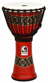 Toca 10in Red Rope Tuned Djembe Syn Head