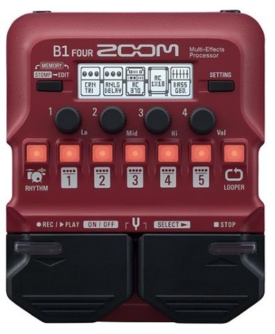 Zoom B1 Four Bass FX