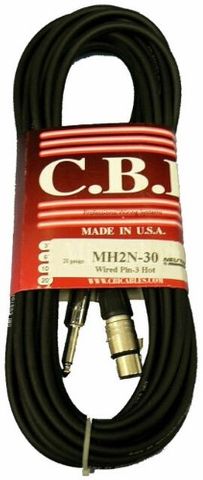 CBI MH2N30 XLR - Jack 30' Mic Lead
