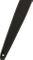 Fender 2in Essentials BLK Leather Strap