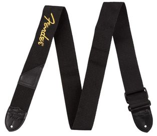 Fender 2in Poly Logo YELLOW Strap
